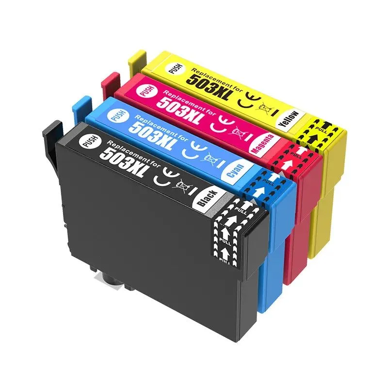 Pack 4 cartuchos Epson 503xl Cartucho de tinta compatible de inyeccion de tinta Compatible con Epson XP-5200 XP-5205-WF