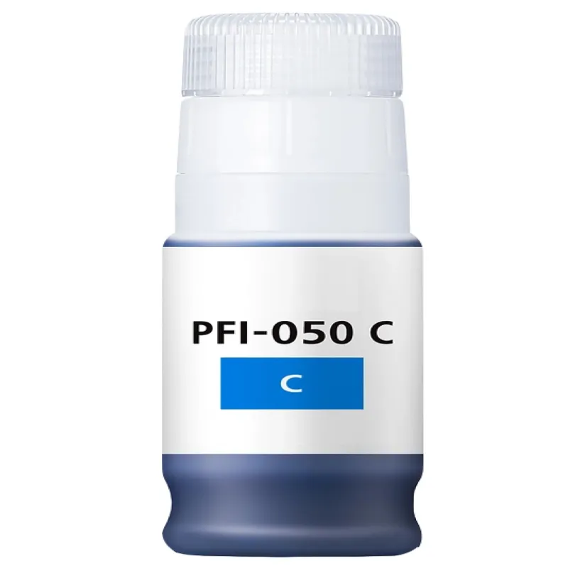 Canon PFI050 cian botella compatible
