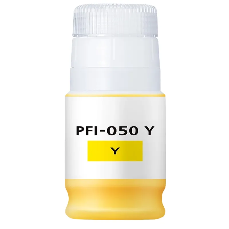 Canon PFI050 amarillo botella compatible