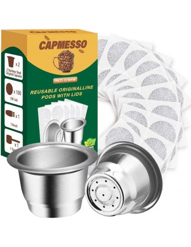 Cápsula de Café Nespresso rellenable - Pack 2 Cápsulas -