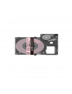 Epson C53S654031 negro/rosa cartucho de etiquetas compatible (LK-4PBK)