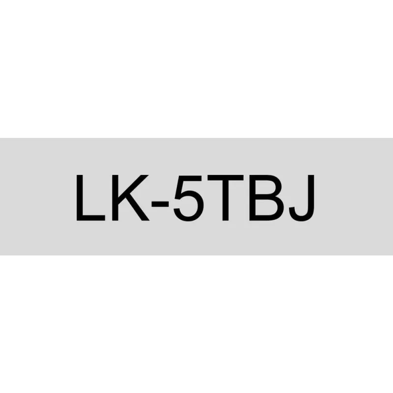 Epson C53S672066 transparente/negro cartucho de etiquetas compatible (LK-5TBJ)