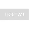 Epson C53S672070 transparente/blanco cartucho de etiquetas compatible (LK-6TWJ)