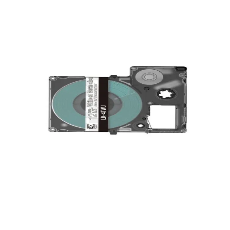 Epson C53S672068 transparente/blanco cartucho de etiquetas compatible (LK-4TWJ)