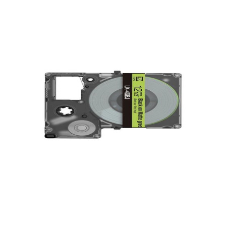 Epson C53S672077 verde/negro cartucho de etiquetas compatible (LK-4GBJ)