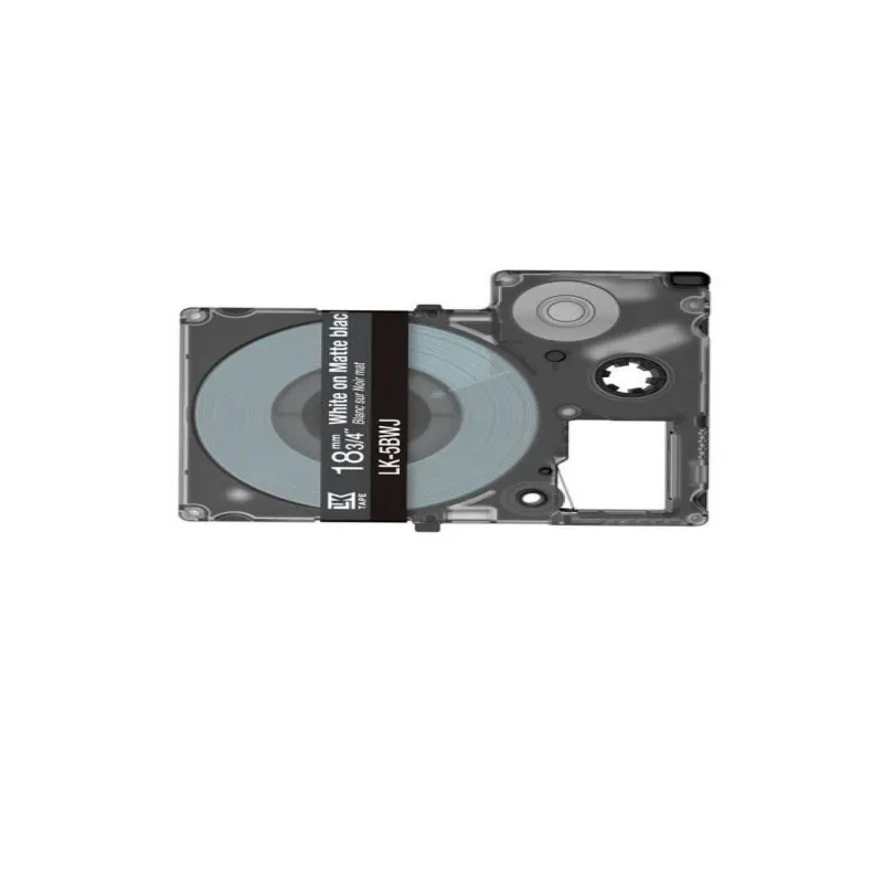 Epson C53S672083 negro/blanco cartucho de etiquetas compatible (LK-5BWJ)