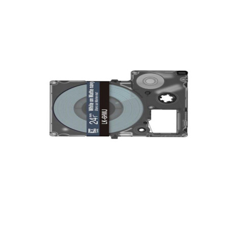 Epson C53S672086 azul marino/blanco cartucho de etiquetas compatible (LK-6HWJ)