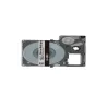Epson C53S672087 gris/negro cartucho de etiquetas compatible (LK-5ABJ)