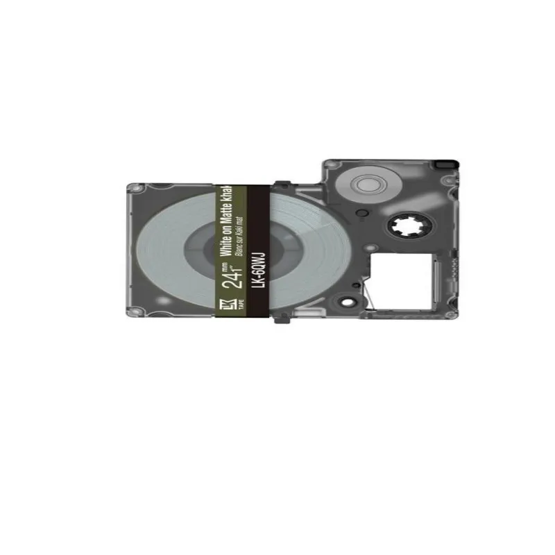 Epson C53S672090 caqui/blanco cartucho de etiquetas compatible (LK-6QWJ)