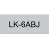 Epson C53S672088 gris/negro cartucho de etiquetas compatible (LK-6ABJ)
