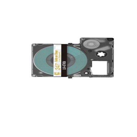 Epson C53S672098 transparente/oro cartucho de etiquetas compatible (LK-6TKN)