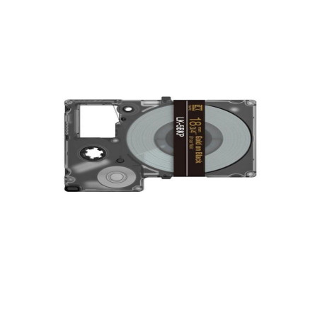 Epson C53S672095 negro/oro cartucho de etiquetas compatible (LK-5BKP)