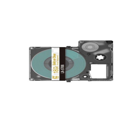 Epson C53S672097 transparente/oro cartucho de etiquetas compatible (LK-5TKN)