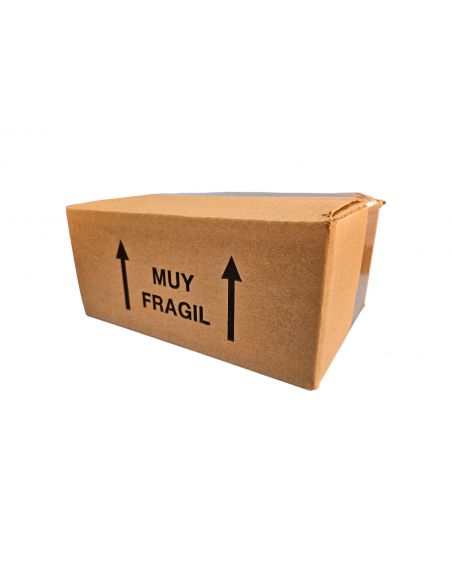 Caja de embalaje de canal simple medida 23.5x16.0x10.4 cm