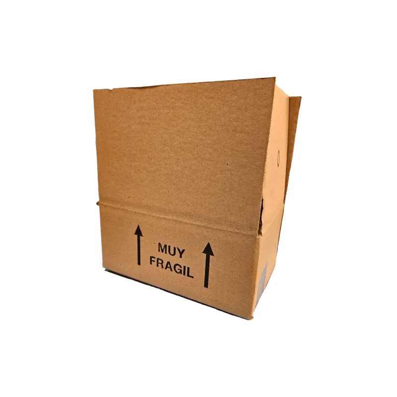 Caja de embalaje de canal simple medida 23.5x16.0x10.4 cm