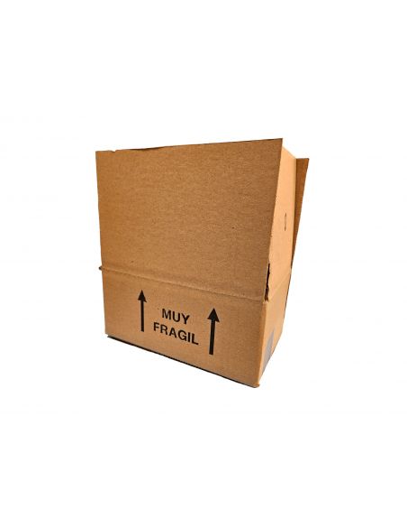 Caja de embalaje de canal simple medida 23.5x16.0x10.4 cm