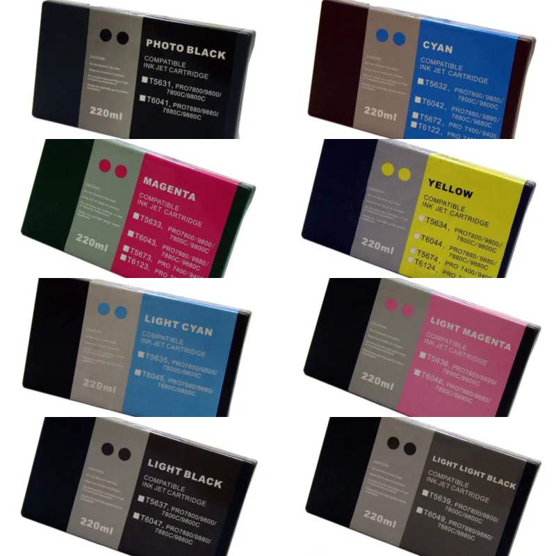 Epson T5631, T5632, T5633, T5634, T5635, T5636, T5637, T5639 tinta compatible