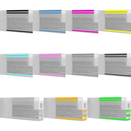 Epson T5961, T5962, T5963, T5964, T5965, T5966, T5967, T5968, T5969, T596A, T596B tinta compatible