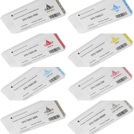 Epson T6061, T6062, T6063, T6064, T6065, T6066, T6067, T6069 tinta compatible
