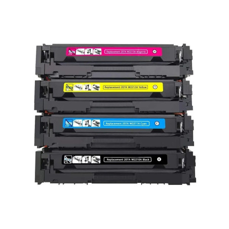 HP 207A Toner compatible (W2210A, W2211A, W2212A, W2213A)