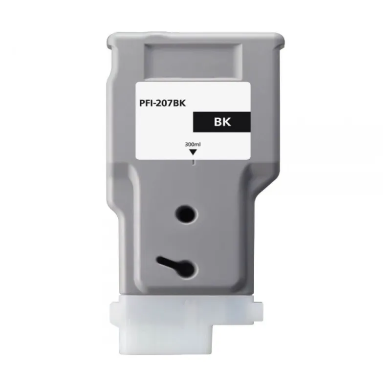 Canon PFI207 negro tinta compatible (8789B001)