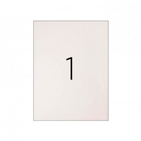 Etiqueta adhesiva Din A4, folio tamaño 210 x 297 mm impresora