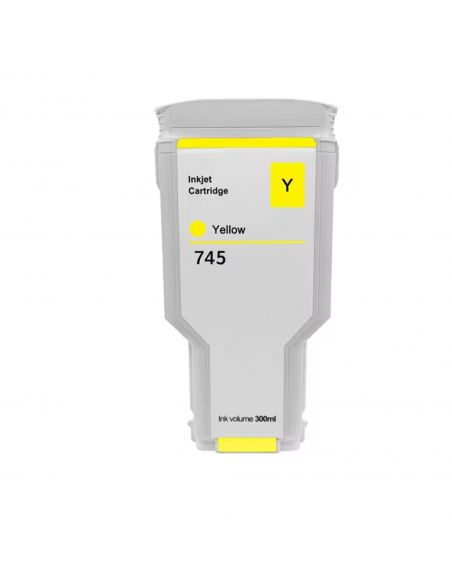 HP 745 amarillo tinta compatible (F9J96A-F9K02A)