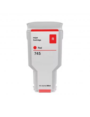 HP 745 rojo tinta compatible (F9K00A-F9K06A)
