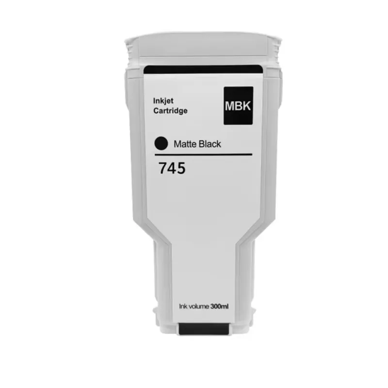 HP 745 negro mate tinta compatible (F9J99A-F9K05A)