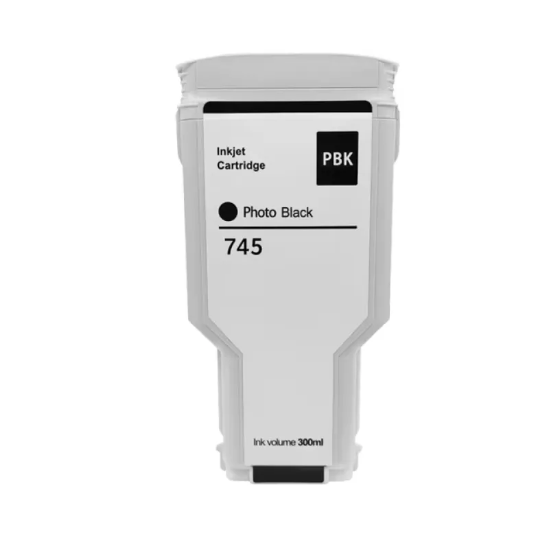 HP 745 negro photo tinta compatible (F9J98A-F9K04A)