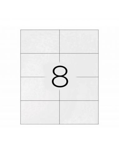 Etiquetas adhesivas tamaño 105x74 mm 8x hoja