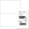 Etiquetas adhesivas impresora, folio tamaño 210x148,5 mm 2 x