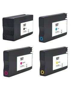 HP 937e tinta compatible (4S6W9NE, 4S6W6NE, 4S6W7NE, 4S6W8NE)