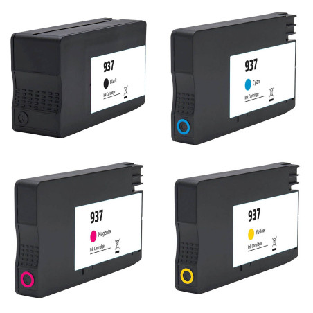 HP 937e tinta compatible (4S6W9NE, 4S6W6NE, 4S6W7NE, 4S6W8NE)