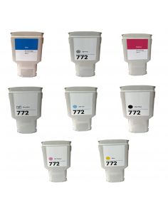 HP 772 cartuchos de tinta compatible (HP CN629A, CN630A, CN631A, CN632A, CN633A, CN634A, CN635A, CN636A)