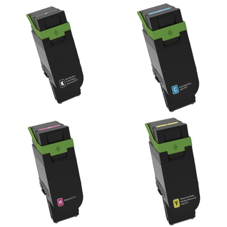Lexmark 24B7540, 24B7552, 24B7537, 24B7549, 24B7538, 24B7550, 24B7539, 24B7551 tóner compatible (XC2335, C2335)