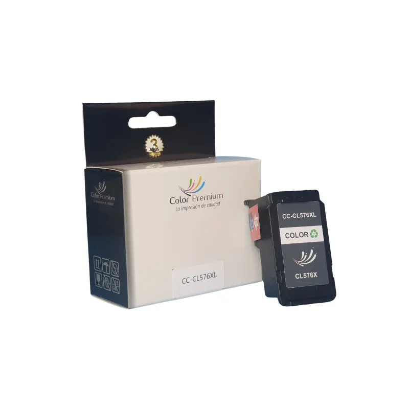 cartucho canon pixma CL-576 XL compatible Colorpremium