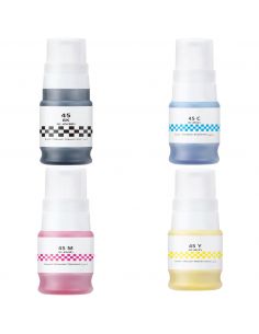 Canon GI45 botella de tinta compatible (6288C001, 6285C001, 6286C001, 6287C001)