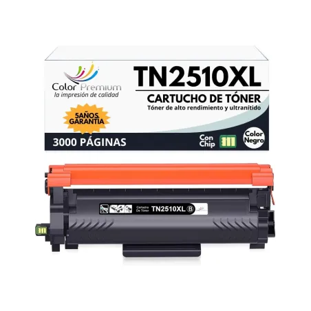 Brother TN2510 tóner compatible (TN2510XL / TN2510XXL)