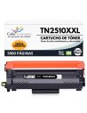 Brother TN2510 tóner compatible (TN2510XL / TN2510XXL)