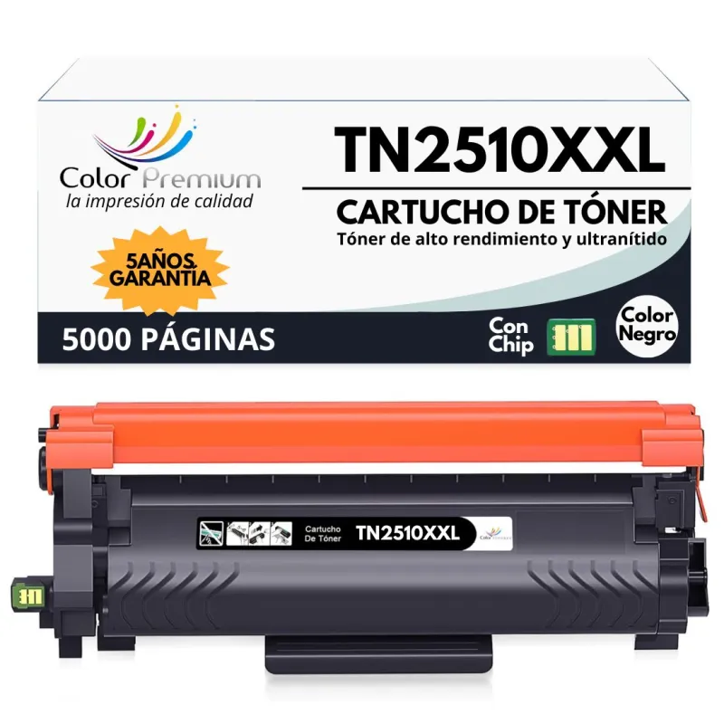 Brother TN2510XXL tóner compatible