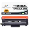 Brother TN2510XXL tóner compatible