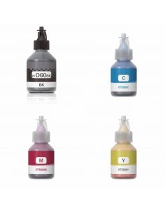 Brother BTD60 / BT5000 cartucho de tinta compatible (BT60BK, BT5000C, BT5000M, BT5000Y)