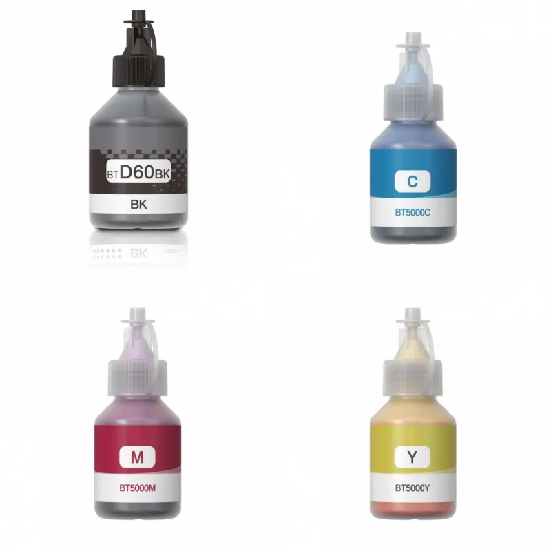 Brother BTD60 / BT5000 cartucho de tinta compatible (BT60BK, BT5000C, BT5000M, BT5000Y)
