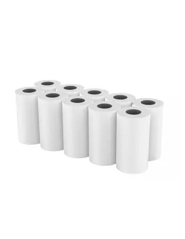 10 Rollos de Papel Térmico 57x35x12 | BPA Free | Certificado