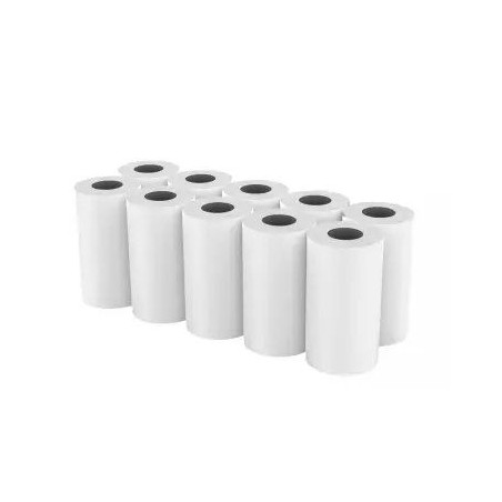10 Rollos de Papel Térmico 57x35x12 | BPA Free | Certificado