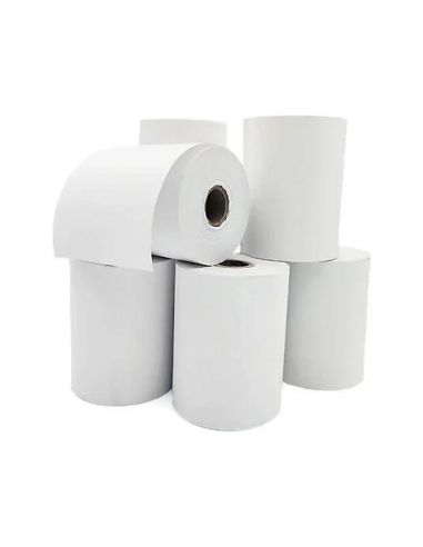 Pack 5 Rollos Papel Térmico 75x60x12mm BPA Free FSC