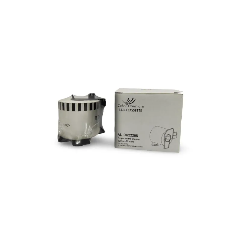 Cinta Continua de Papel Térmico DK22205, Brother compatible barata