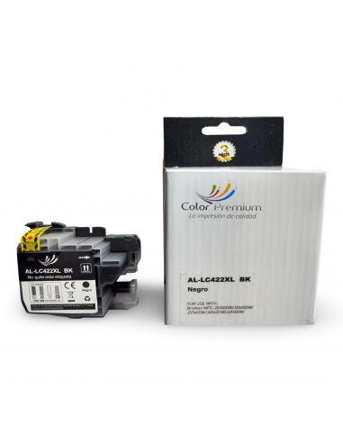 Brother LC422XLBK, Cartucho Tinta Negro XL compatible