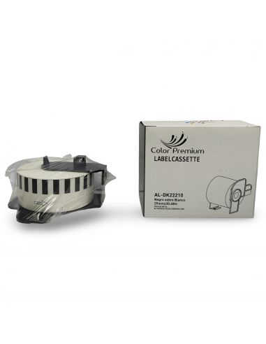 Brother DK22210 cinta continua, Recambio etiquetas blanco